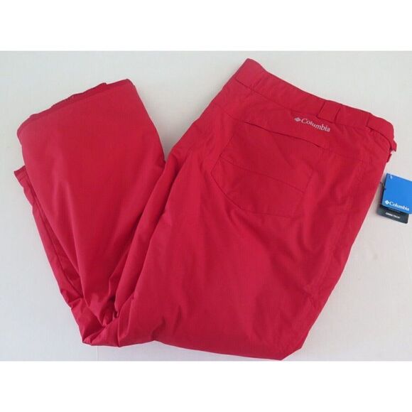 Columbia WS0946 613 Men's Sz 4X Mountain Red Bugaboo IV Ski/Snowboard Pants $130 - Picture 7 of 12